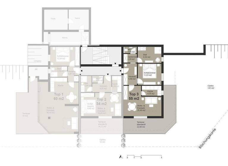 Terrassenwohnung zum Kauf provisionsfrei 363.400 € 2 Zimmer 55 m² EG frei ab 31.12.2026 Millstatt am See 9872