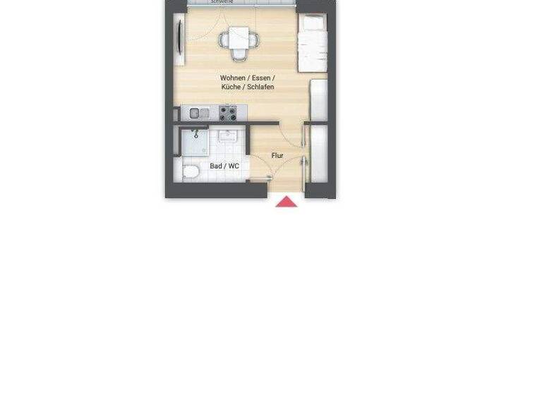 Studio zur Miete 599 € 1 Zimmer 32 m² 5. Geschoss Am historischen Lokschuppen 12 Innenstadt Fürth 90762