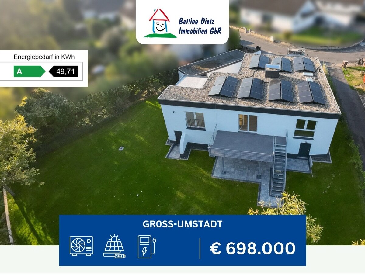 Einfamilienhaus zum Kauf provisionsfrei 698.000 € 6 Zimmer 170 m²<br/>Wohnfläche 983 m²<br/>Grundstück Kleestadt Groß-Umstadt 64823