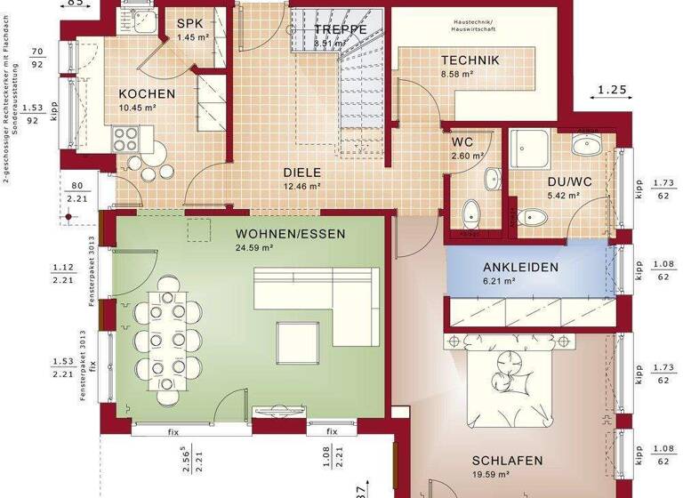 Haus zum Kauf 701.478 € 6 Zimmer 151 m² 731 m² Grundstück Weseke Borken 46325