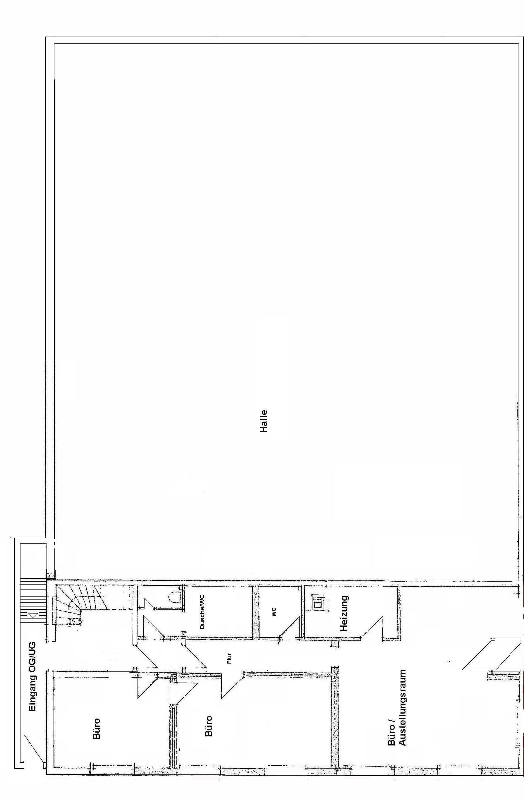 Lagerhalle zur Miete 4.950 € 451 m²<br/>Lagerfläche Vahrenheide Hannover 30179