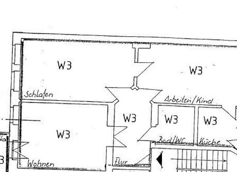 Wohnung zur Miete 500 € 3 Zimmer 95 m² 1. Geschoss Biesnitzer Str. 15 Südstadt Görlitz 02826