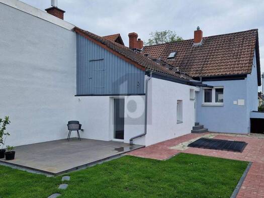 Doppelhaushälfte zur Miete 1.450 € 4 Zimmer 91 m² 350 m² Grundstück Gartenstadt Mannheim 68305