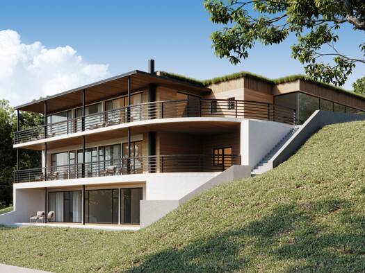 Villa zum Kauf - Erstbezug 8 Zimmer 410 m² 1.600 m² Grundstück Steinhaus 4641