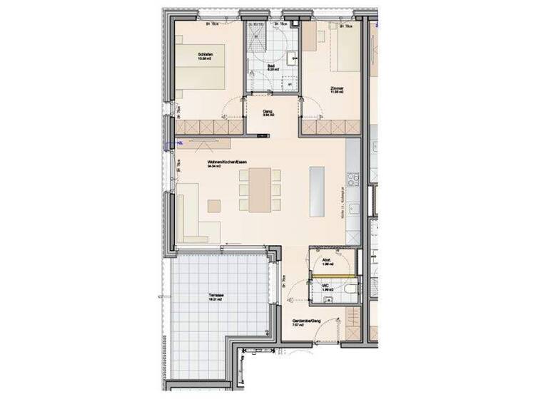Terrassenwohnung zum Kauf - Erstbezug provisionsfrei 539.000 € 3 Zimmer 80,8 m² 1. Geschoss Seestraße 39 Fußach 6972