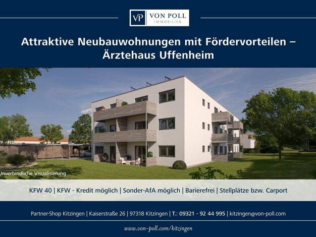 Praxisfläche zum Kauf - Erstbezug provisionsfrei 558.960 € 6 Zimmer 139,7 m² Bürofläche Uffenheim 97215