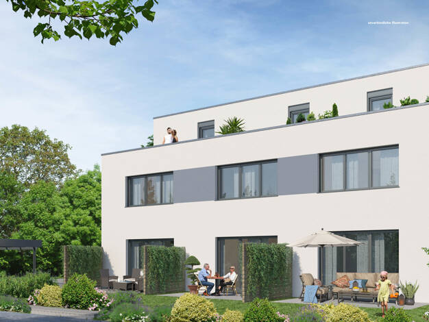 Reihenmittelhaus zum Kauf - Erstbezug 499.900 € 4,5 Zimmer 133 m² 323,1 m² Grundstück Hauptstraße 8 Kirchheim am Neckar 74366