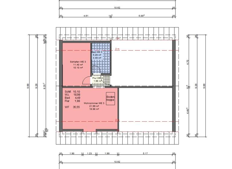 Wohnung zum Kauf 109.000 € 3 Zimmer 35,6 m² 1. Geschoss Wiek 18556