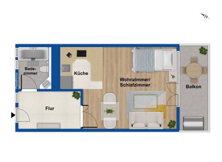 Studio zum Kauf 169.000 € 1 Zimmer 38 m² 3. Geschoss Friedrichshain Berlin 10243