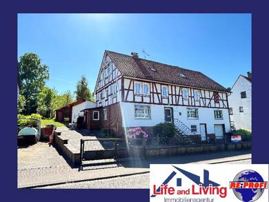 Einfamilienhaus zum Kauf 124.900 € 7 Zimmer 210 m² 1.270 m² Grundstück Schulstraße 26 Groß-Felda Feldatal 36325