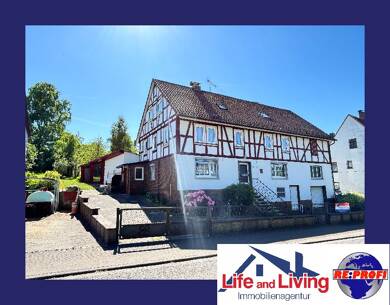 Einfamilienhaus zum Kauf 124.900 € 7 Zimmer 210 m² 1.270 m² Grundstück Schulstraße 26 Groß-Felda Feldatal 36325