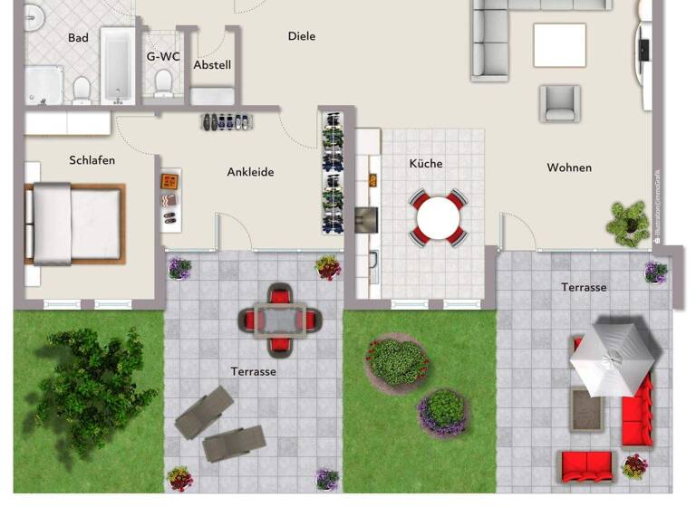 Wohnung zum Kauf 399.000 € 3 Zimmer 115,2 m² Innenstadt Baden-Baden 76530