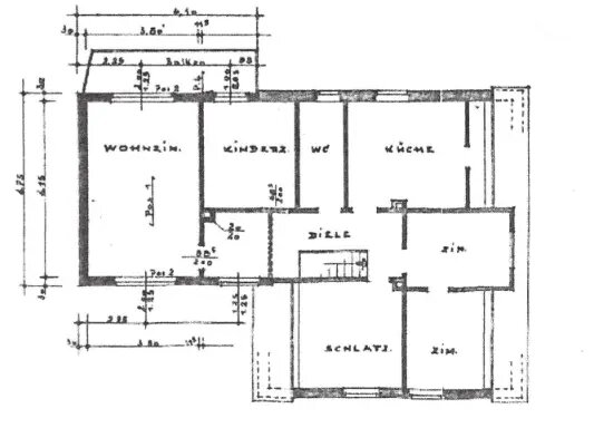 Wohnung zur Miete 700 € 4 Zimmer 97 m²<br/>Wohnfläche ab sofort<br/>Verfügbarkeit Ohmstraße 26 Burg-Gemünden Gemünden (Felda) 35329