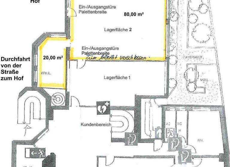 Lagerhalle zur Miete 925 € 150 m² Lagerfläche Oberhausen Augsburg 86154