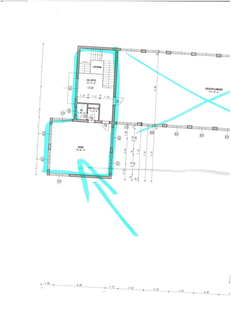 Büro-/Praxisfläche zur Miete 664 € 83 m²<br/>Bürofläche Dietach 4407