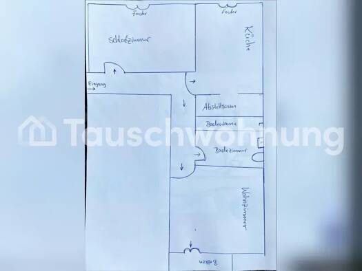 Wohnung zur Miete Tauschwohnung 400 € 2 Zimmer 56 m² 2. Geschoss Niederschöneweide Berlin 12439