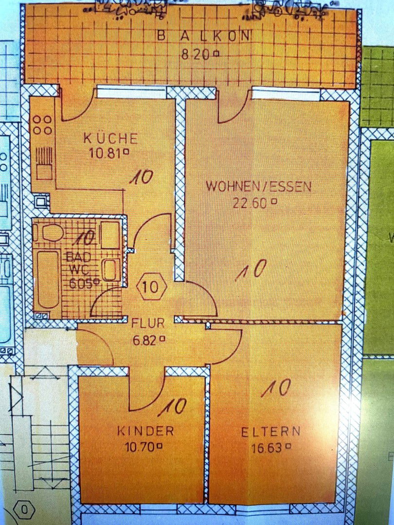 Wohnung zum Kauf provisionsfrei 249.000 € 3 Zimmer 81,8 m²<br/>Wohnfläche EG<br/>Geschoss Herrnsheim 2 Worms 67550