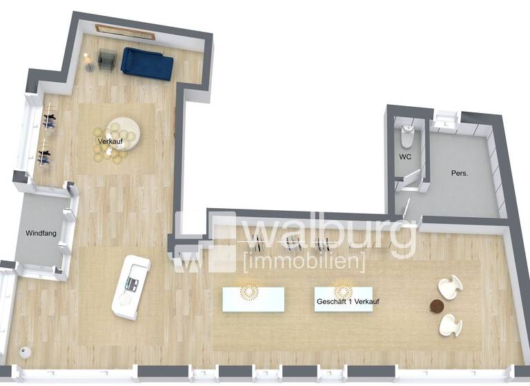 Bürofläche zur Miete 1.300 € 2 Zimmer 145 m² Bürofläche Haselünne 49740