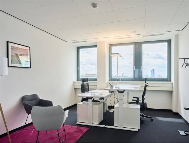 Bürofläche zur Miete - Erstbezug provisionsfrei 1.600 € 46,6 m² Bürofläche Hanauer Landstraße 328-330 Ostend Frankfurt am Main 60314