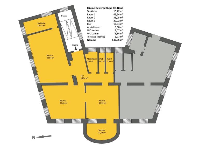 Bürofläche zur Miete 2.025 € 3 Zimmer Bretten 75015