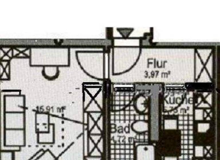 Studio zur Miete 185 € 1 Zimmer 30,4 m² 1. Geschoss frei ab sofort Ebersdorfer Str. 39 we14 Ebersdorf Chemnitz 09131