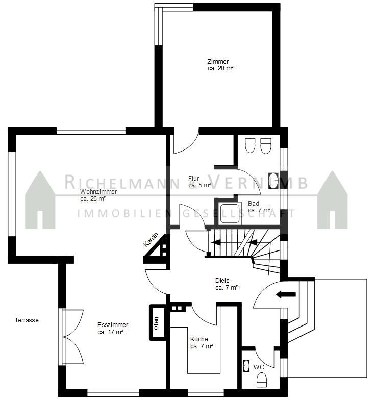 Einfamilienhaus zum Kauf 1.100.000 € 5 Zimmer 170 m²<br/>Wohnfläche 844 m²<br/>Grundstück Rissen Hamburg 22559