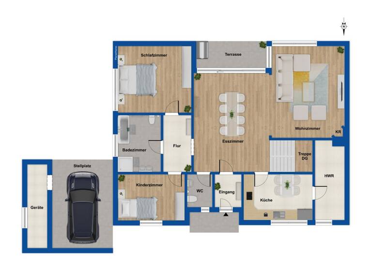 Einfamilienhaus zum Kauf 385.000 € 5 Zimmer 178 m² 1.000 m² Grundstück Todtglüsingen Tostedt 21255