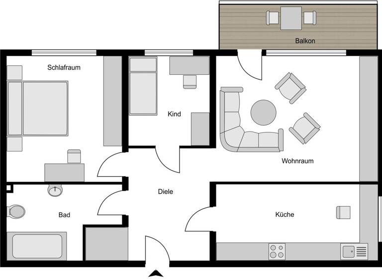 Wohnung zum Kauf 145.000 € 3,5 Zimmer 72 m² EG Eppendorf Bochum 44869