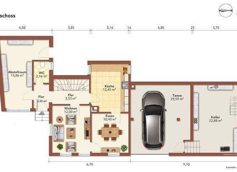 Einfamilienhaus zum Kauf 310.000 € 7 Zimmer 163,2 m² 303 m² Grundstück Schluchtern Leingarten 74211