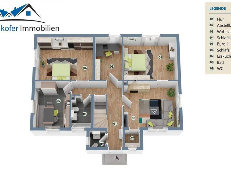 Einfamilienhaus zum Kauf 349.000 € 8 Zimmer 160 m² 645 m² Grundstück frei ab sofort Jellenkofen Ergoldsbach 84061