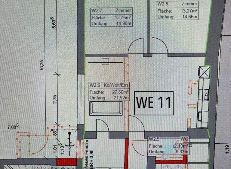 Wohnung zur Miete 1.600 € 3 Zimmer 85 m² Reinhausen Regensburg / Reinhausen 93059