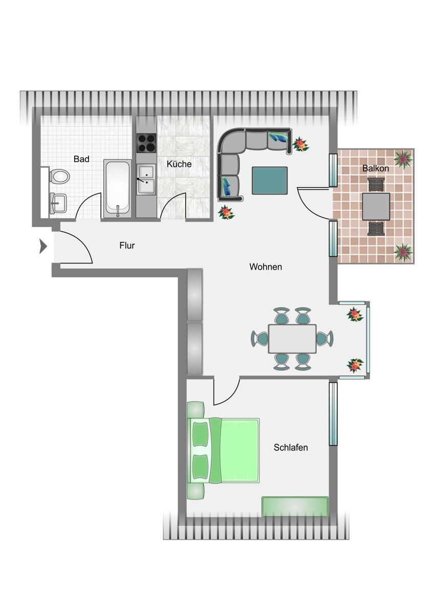 Wohnung zum Kauf 199.000 € 2 Zimmer 52,5 m²<br/>Wohnfläche 01.02.2025<br/>Verfügbarkeit Oberjesingen Herrenberg 71083