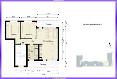 Wohnung zur Miete 1.990 € 3 Zimmer 79,4 m² 5. Geschoss Friedrichshain Berlin 10243