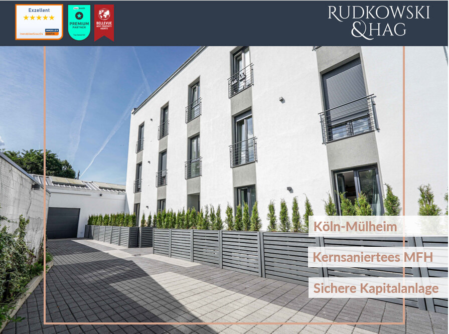 Mehrfamilienhaus zum Kauf 1.990.000 € 1 Zimmer 468,6 m²<br/>Wohnfläche 440 m²<br/>Grundstück Mülheim Köln / Mülheim 51063