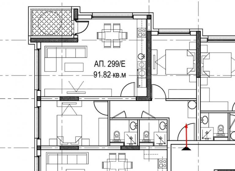 Studio zum Kauf 164.438 € 3 Zimmer 106,1 m² Sofia