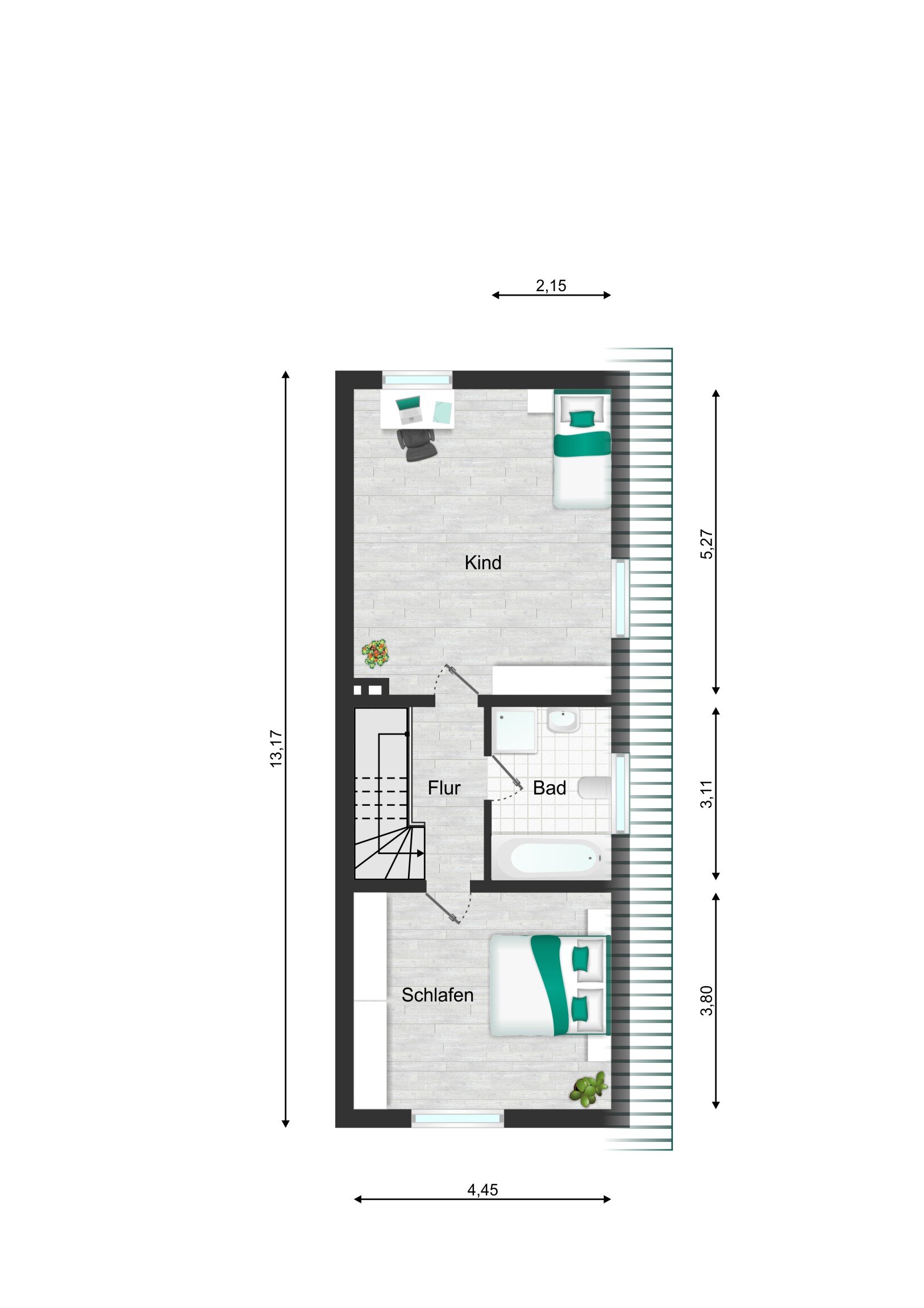 Doppelhaushälfte zum Kauf 358.000 € 3 Zimmer 98 m²<br/>Wohnfläche 278 m²<br/>Grundstück Henstedt-Ulzburg 24558