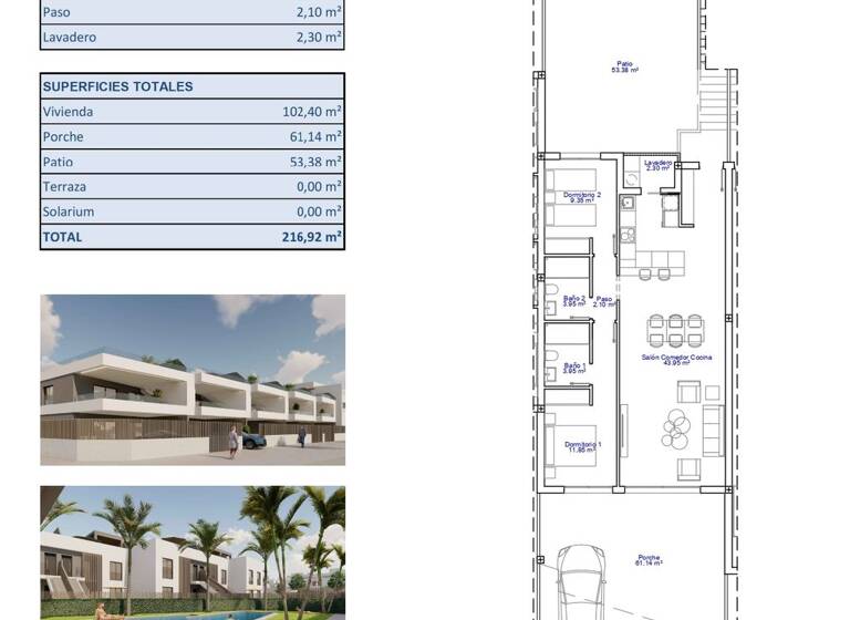 Terrassenwohnung zum Kauf provisionsfrei 395.000 € 3 Zimmer 102 m² Calle Ramon Campoamor  2 Pilar de la Horadada 03190 