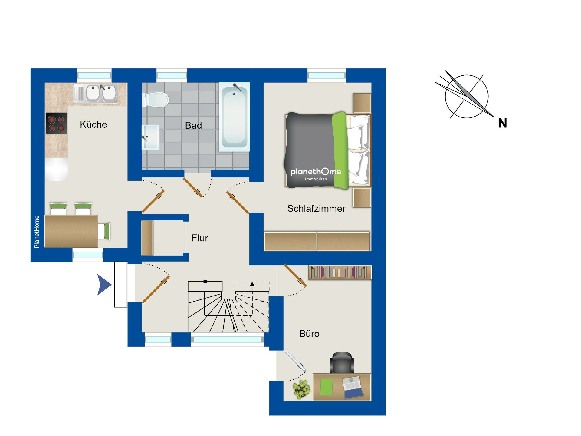 Einfamilienhaus zum Kauf 119.000 € 5 Zimmer 105,4 m²<br/>Wohnfläche 150 m²<br/>Grundstück Neudietendorf Nesse-Apfelstädt 99192