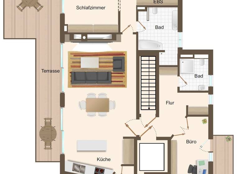 Penthouse zum Kauf 990.000 € 4 Zimmer 140 m²<br/>Wohnfläche Innenstadt, Roßacker 131 Rosenheim 83022