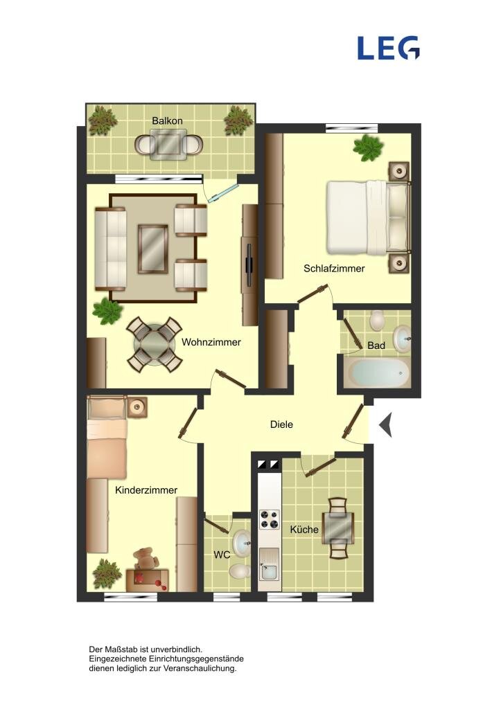 Wohnung zur Miete 429 € 2,5 Zimmer 54 m²<br/>Wohnfläche 2.<br/>Geschoss 01.01.2025<br/>Verfügbarkeit Berliner Straße 25 Weddinghofen Bergkamen 59192