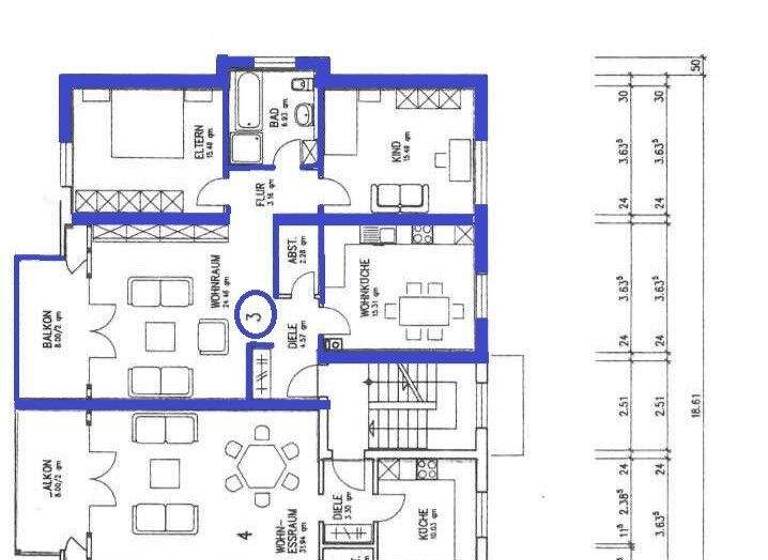 Wohnung zum Kauf 339.000 € 3 Zimmer 89,7 m² 1. Geschoss frei ab 01.04.2026 Rümmingen 79595