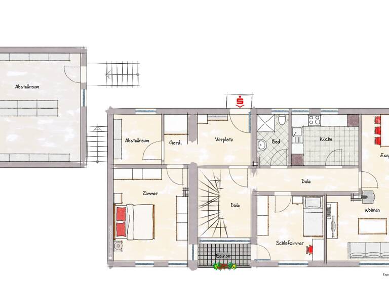 Mehrfamilienhaus zum Kauf 440.000 € 9 Zimmer 265 m²<br/>Wohnfläche 670 m²<br/>Grundstück Knetzgau Knetzgau 97478