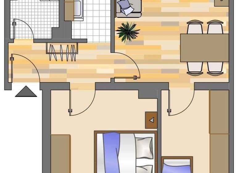 Wohnung zur Miete 408 € 3 Zimmer 49 m² EG Völkmannsweg 33 Bodelschwingh Dortmund 44357