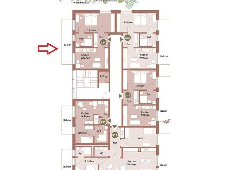 Wohnung zum Kauf provisionsfrei 468.247 € 2 Zimmer 59,4 m² 2. Geschoss Großkarolinenfeld 83109