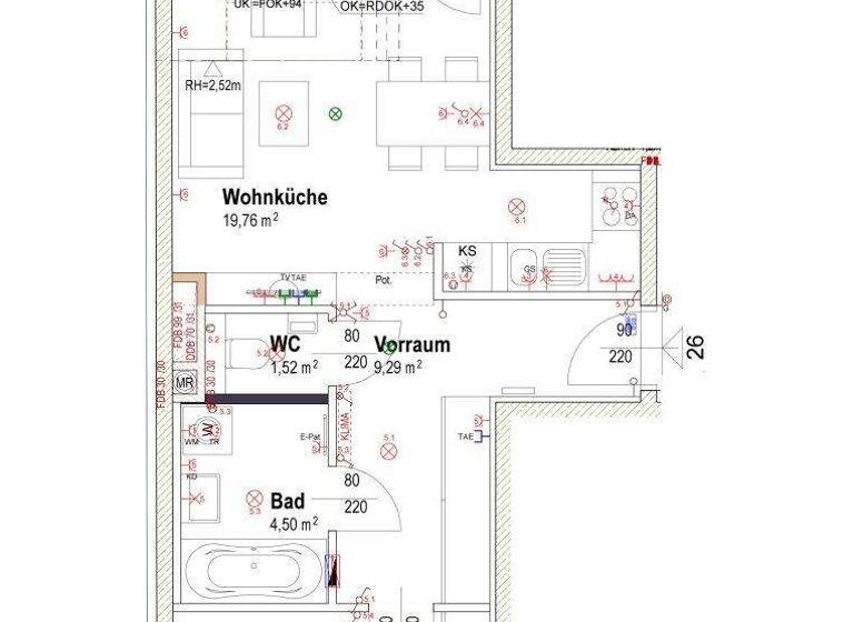 Wohnung zur Miete 1.018 € 2 Zimmer 47,2 m² Arnethgasse Wien 1160