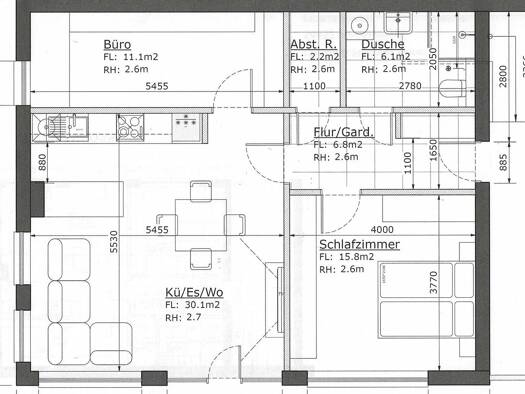 Terrassenwohnung zur Miete 1.100 € 2,5 Zimmer 73 m² Geschoss EG/3 frei ab 01.03.2026 Wincheringen 54457