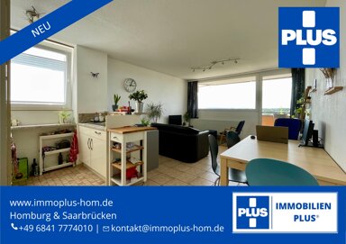 Wohnung zur Miete 550 € 2 Zimmer 50 m² 7. Geschoss frei ab 01.10.2024 Homburg Homburg 66424