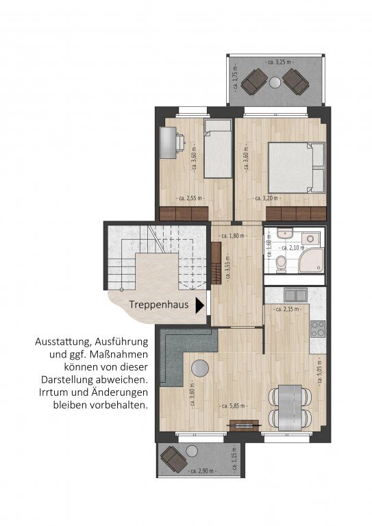 Wohnung zur Miete 390 € 3 Zimmer 58,6 m²<br/>Wohnfläche 2.<br/>Geschoss 01.03.2025<br/>Verfügbarkeit Bauhofstraße 17 Innerstädtischer Bereich Süd 37 Dessau-Roßlau 06842