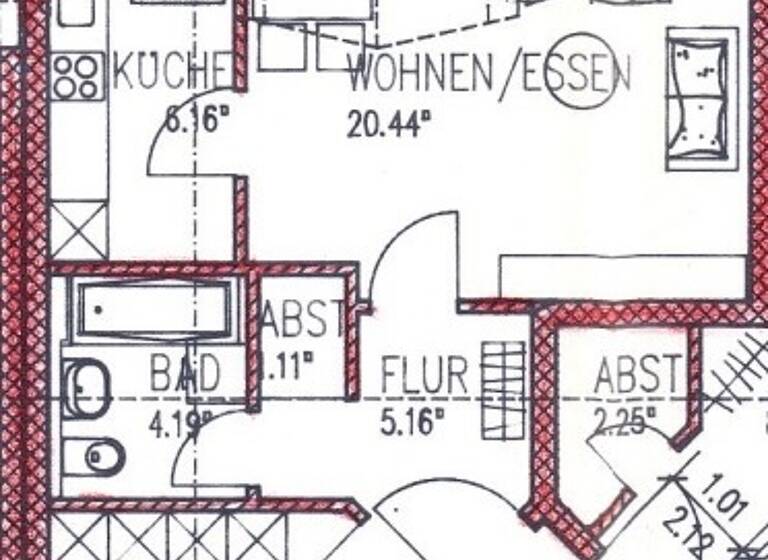 Wohnung zum Kauf 137.000 € 2 Zimmer 52 m²<br/>Wohnfläche Dachgeschoss<br/>Geschoss Carleinstraße 9/1 Pfullendorf Pfullendorf 88630