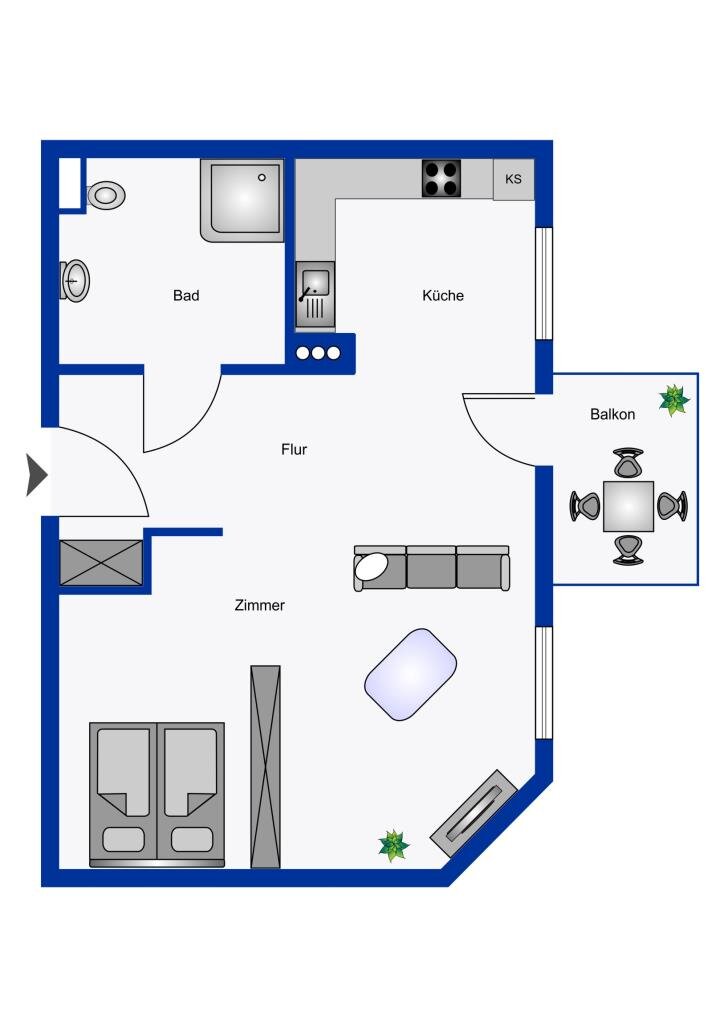 Wohnung zum Kauf provisionsfrei 108.000 € 1 Zimmer 42 m²<br/>Wohnfläche Schlangenbad Schlangenbad 65388